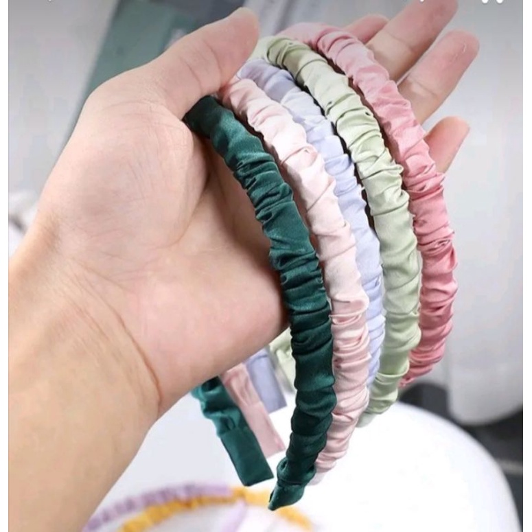 Jual Bando Scrunchie Satin Shopee Indonesia 