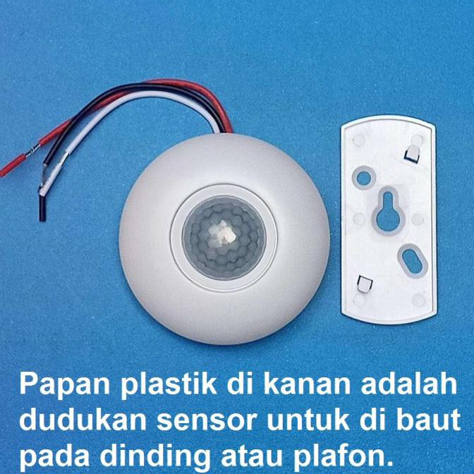 Jual Saklar Lampu Sensor Gerak Pir Switch Otomatis Motion Detector