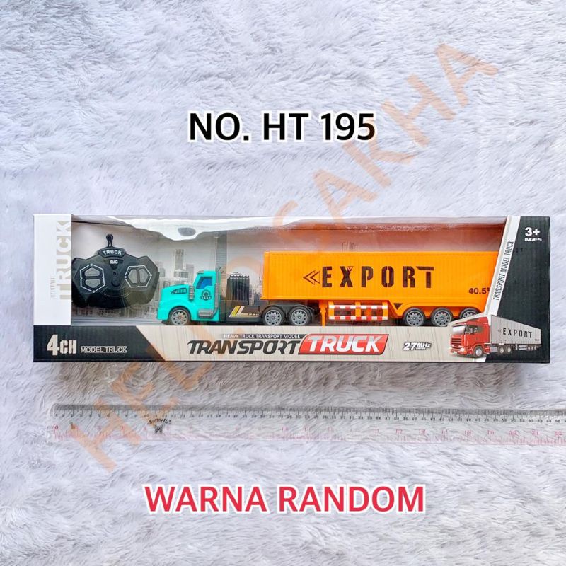 Jual MAINAN RC REMOTE CONTROL TRANSPORT TRUK BAK & TANKI MERK JIAXING ...