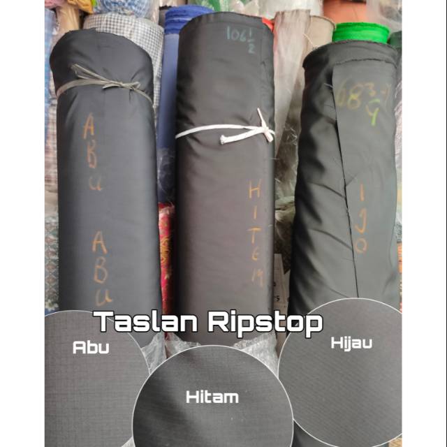 Jual Bahan kain TASLAN Nylon RIPSTOP KOTAK RIPSTOK RIPSTOCK YARD ...