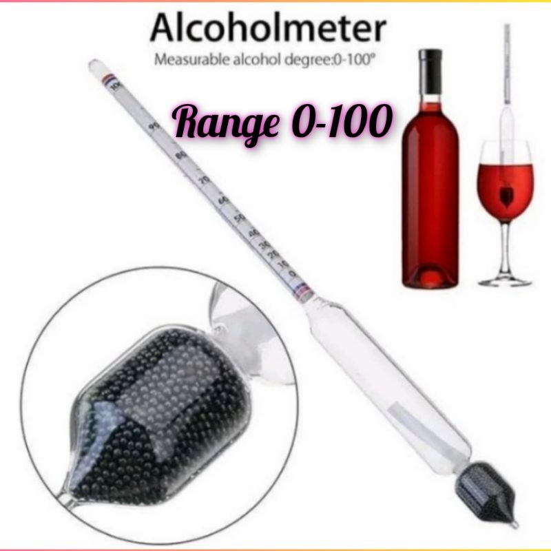 Alat Pengukur Anggur dan Alkohol Refraktometer RHW-25ATC