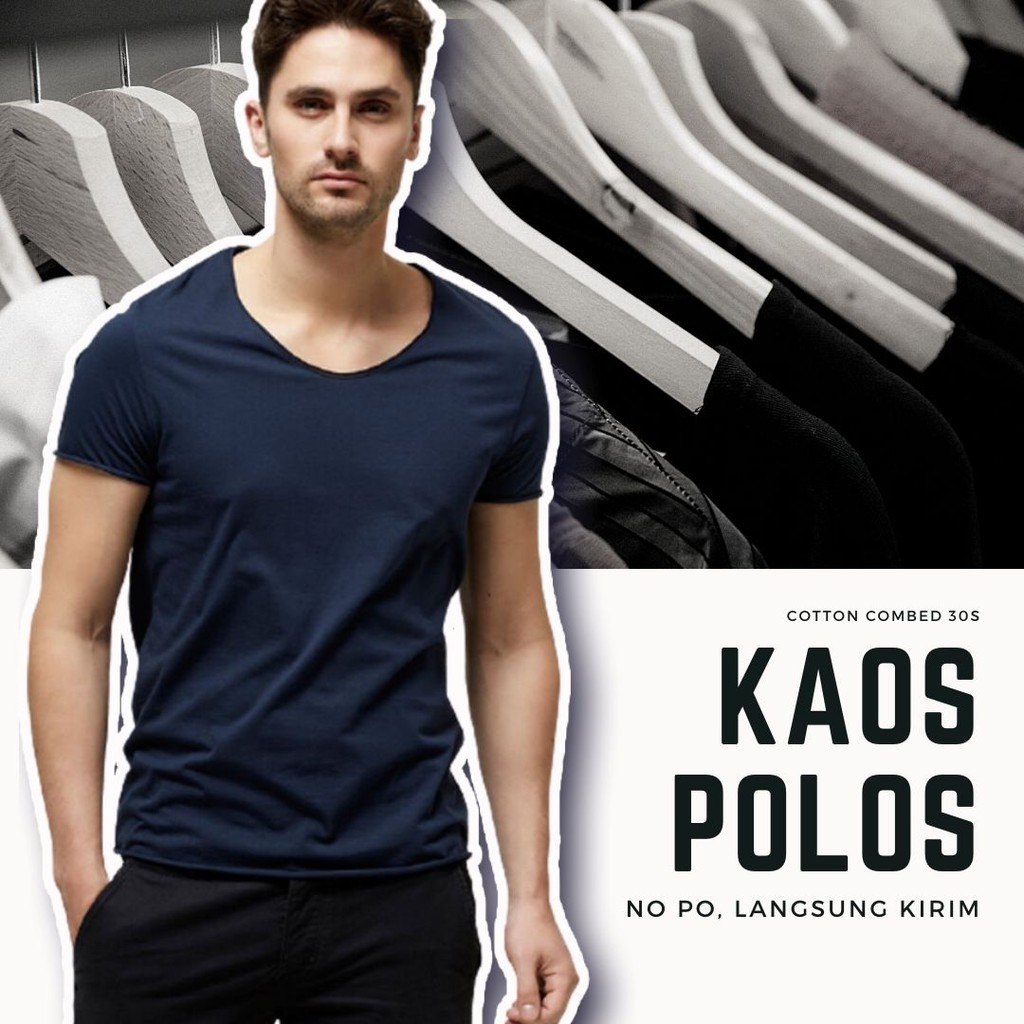 Jual KAOS POLOS GROSIR | Shopee Indonesia