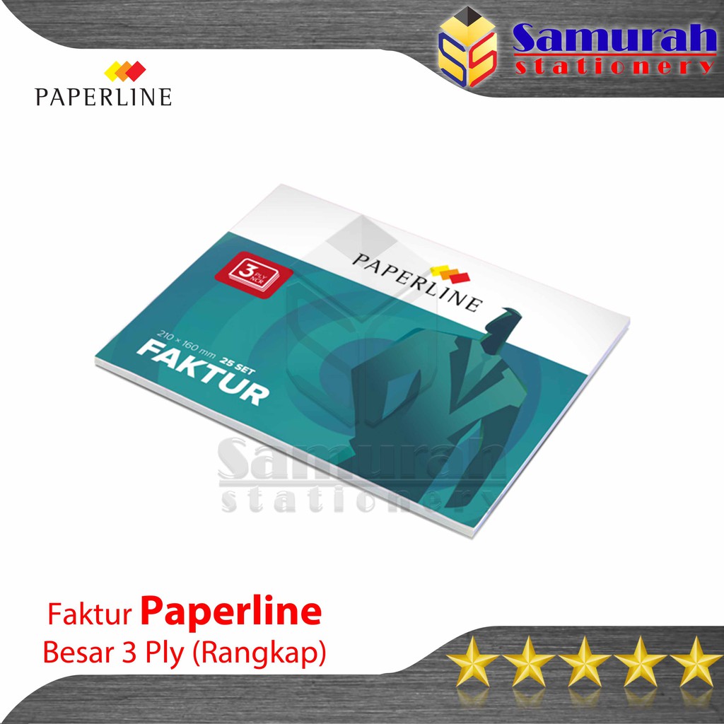 Jual Buku Faktur Paperline Besar 3 Ply Bon Rangkap 3 Nota Ppl B3 Fr