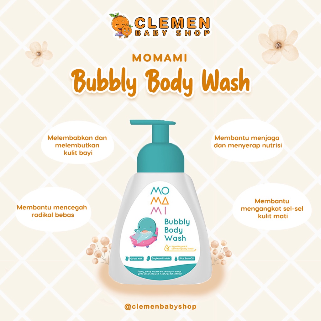 Jual MoMaMi Bubbly Body Wash 250 ML | Shopee Indonesia