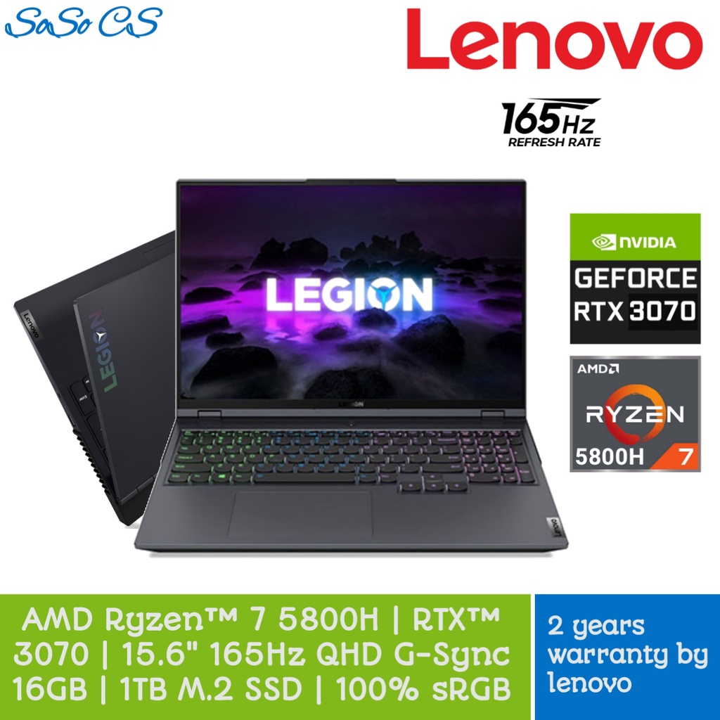 Jual LENOVO LEGION 5 PRO RYZEN 7-5800H 16GB RAM 1TB SSD RTX 3070 6GB ...