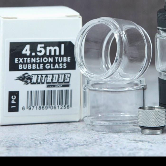 Jual GLASS RTA NITROUS BUBBLE FLAT AUTHENTIC BY DAMN VAPE | Shopee ...