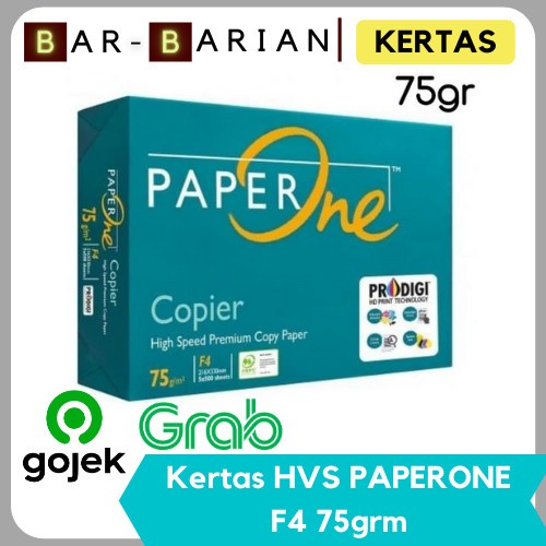 Jual Kertas Hvs F4 75 Gr Paperone Kertas Hvs Folio 75 Gram Paper One