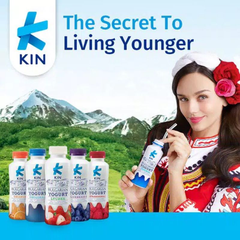 Jual KIN Bulgarian Yogurt Strawberry-Original 200 ml | Shopee Indonesia
