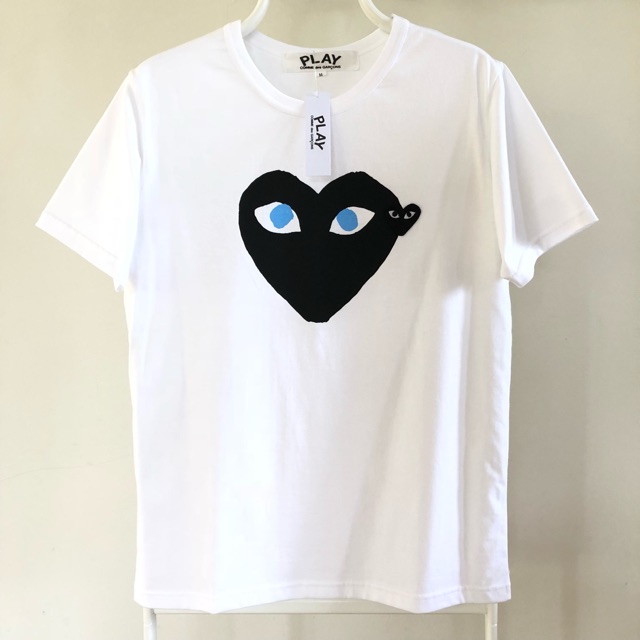 Cdg black heart blue eyes hotsell