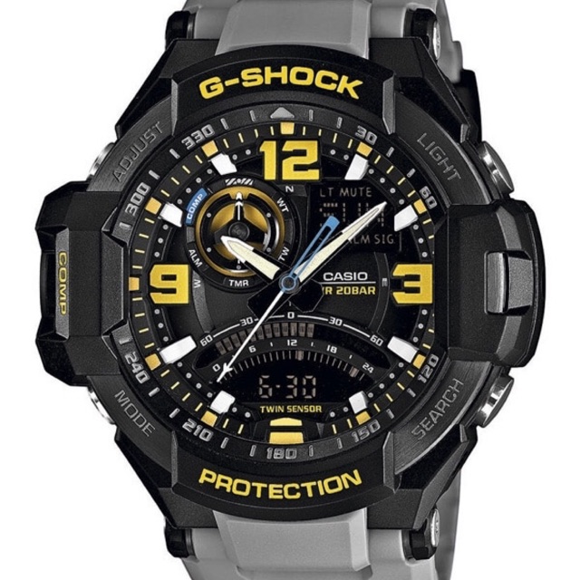 Jual Jam Pria Casio Gshock GA1000 & GA 1000 Ori BM Rubber FullSet Box ...