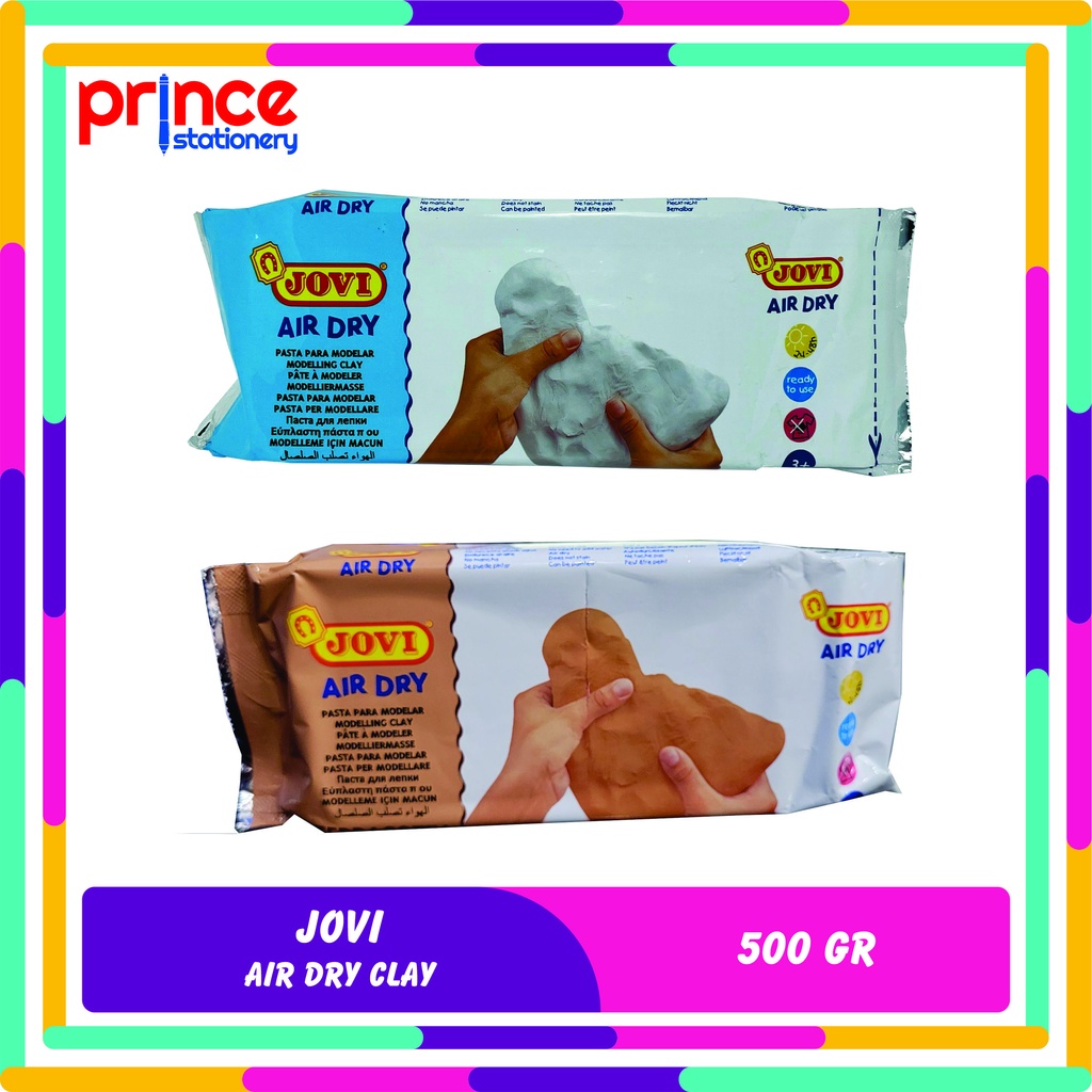 Jual JOVI AIR DRY MODELLING CLAY / TANAH LIAT JOVI 500 GR | Shopee ...