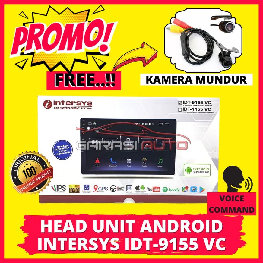 Jual Head Unit Android Intersys Idt 9155 Vc Voice Command Gps Ram 2/16