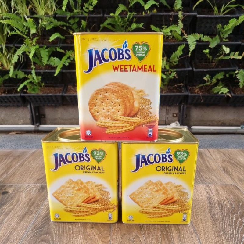 Jual Roti Biskuit Jacob S Original Weetameal Kaleng Gr Shopee Indonesia