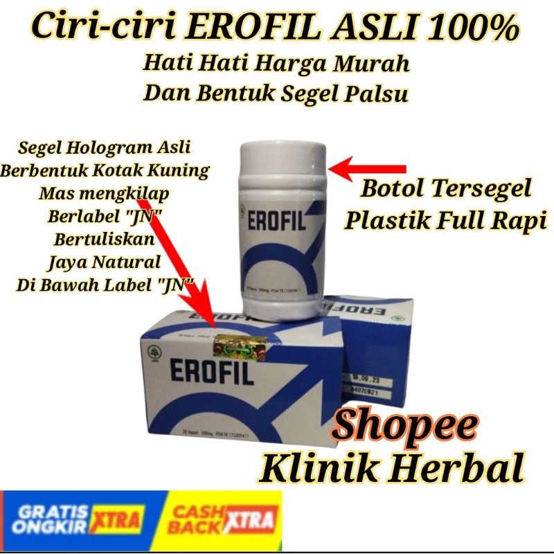 Jual Erofil Obat Erofil Asli Original Bergaransi Berkualitas Shopee