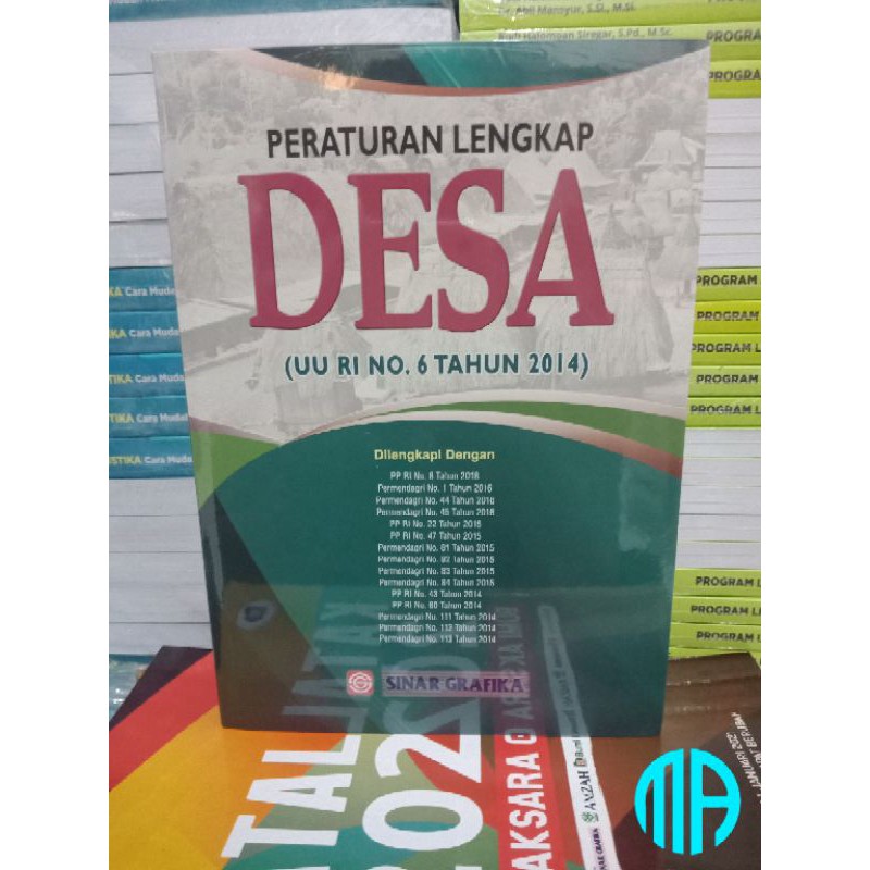 Jual Buku Peraturan Lengkap Desa (UU RI No. 6 Tahun 2014) | Shopee ...