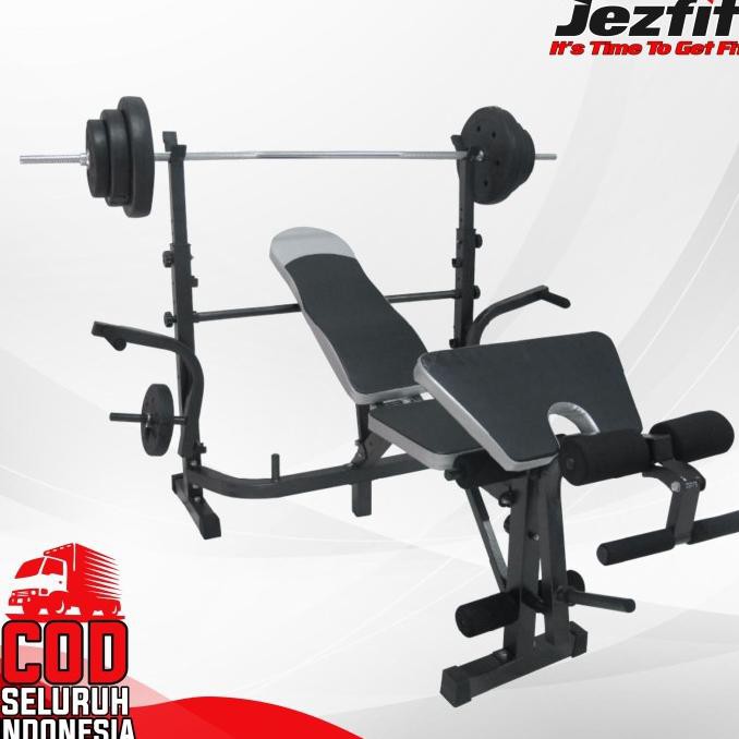 Jual New BENCH PRESS ID-781 Home Gym Include Beban 40 Kg Dan STICK ...