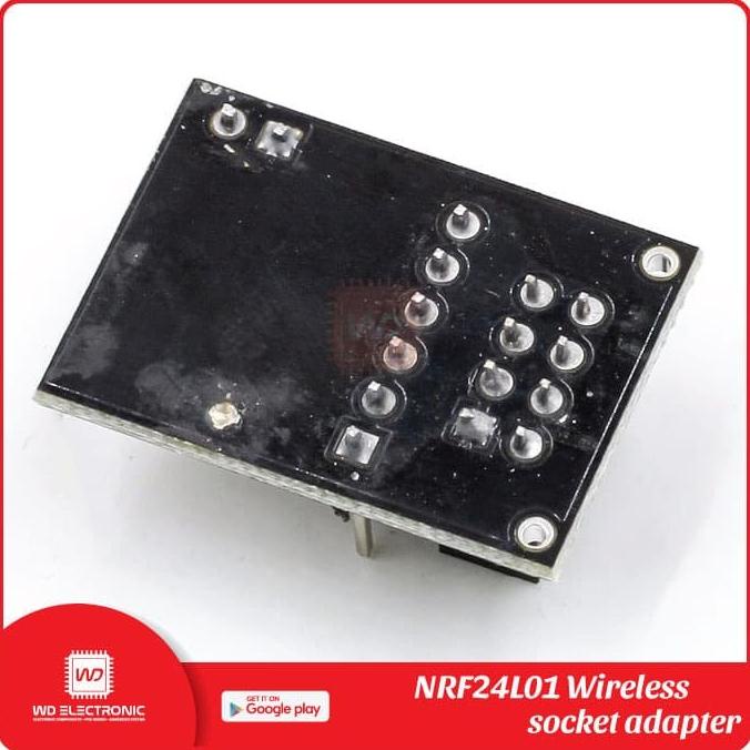 Jual NRF24L01 SOCKET ADAPTER MODULE NRF24L01 WIRELESS TRANSCEIVER ...