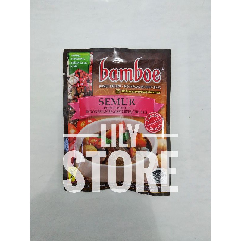 Jual Bamboe / Bambu Export Bumbu Semur 69g | Shopee Indonesia