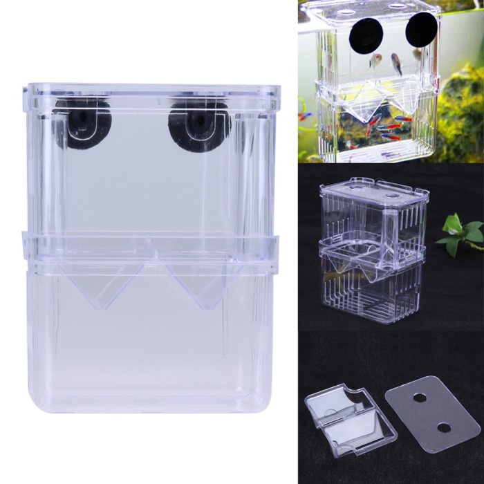 Jual SURAT-KOTAK- (JW) ACRYLIC FISH BREEDING ISOLATION BOX INCUBATOR ...