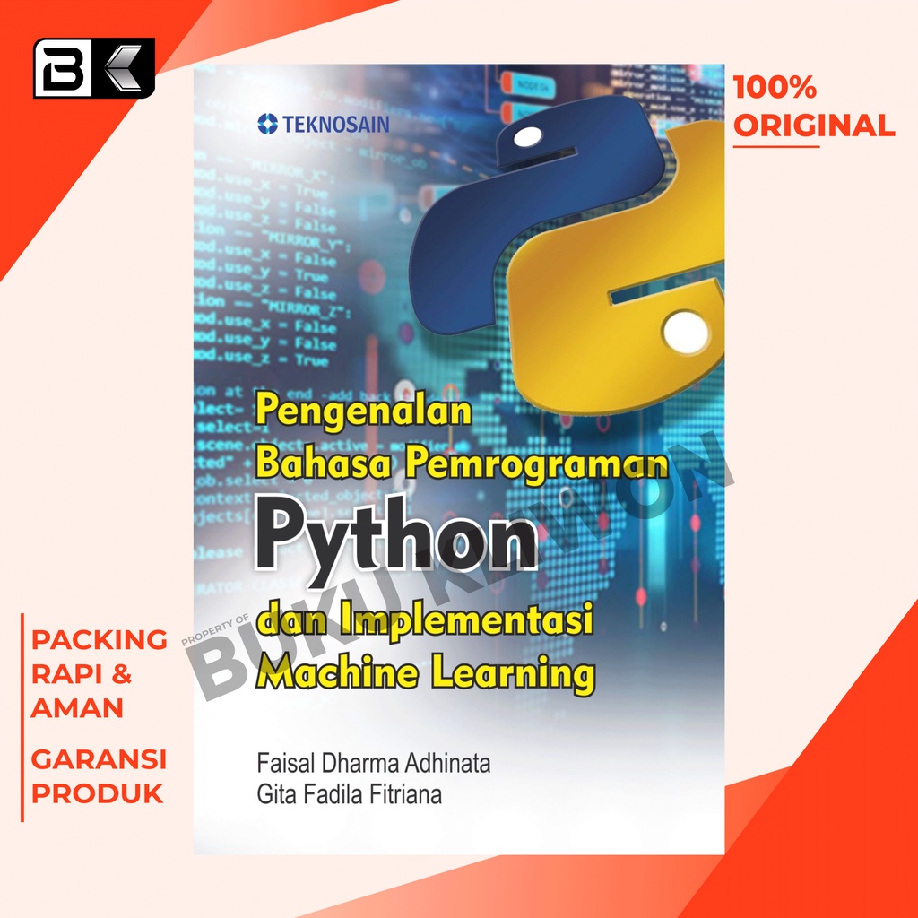 Jual Buku Pengenalan Bahasa Pemrograman Python Dan Implementasi Machine ...