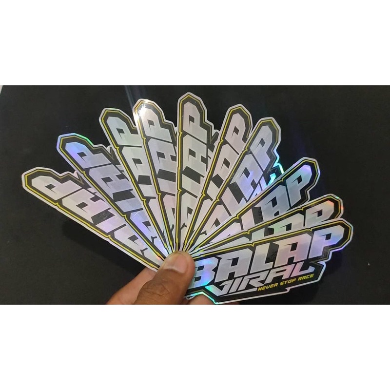Jual STIKER HOLLOGRAM BALAP VIRAL VOL.1 | Shopee Indonesia