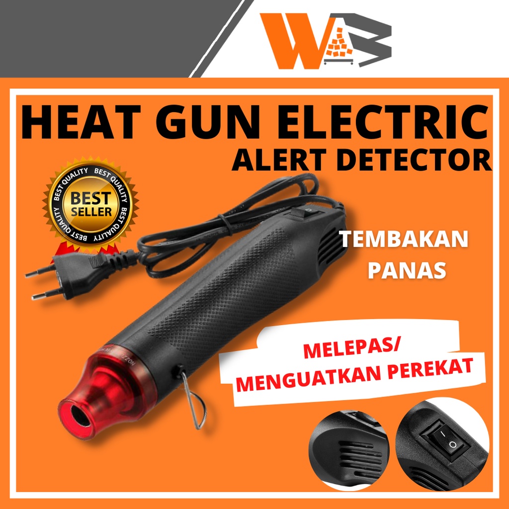 Jual COD Express Heat Gun Hot Air Vinyl Electric 220V 300W | Shopee ...
