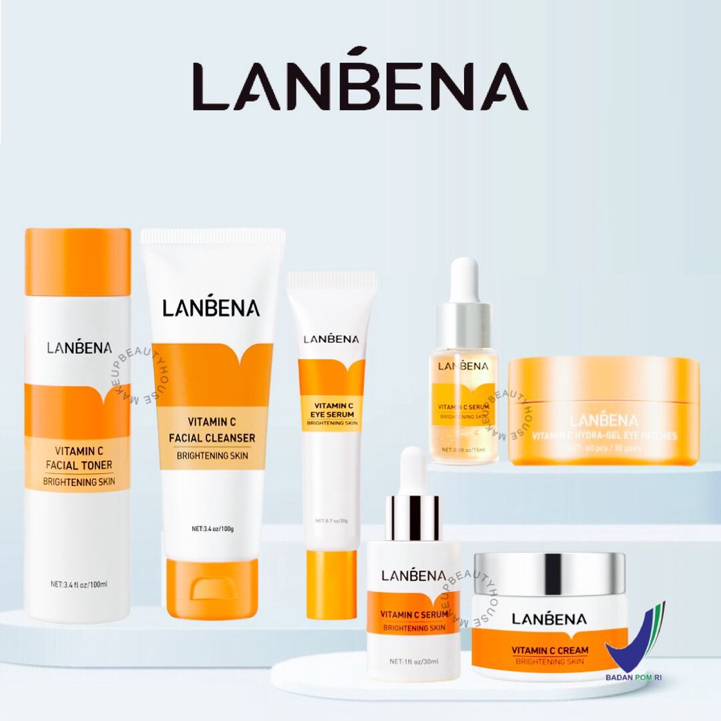 Jual LANBENA Vitamin C Brightening Skin Series Eye Serum Toner