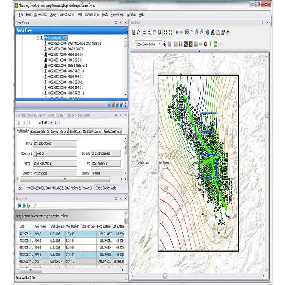 Jual Neuralog Alat paket Analisis Data Geologi Neuralog Suite 2015 v15 ...