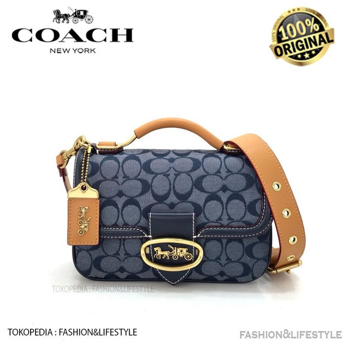 Coach chambray riley sale