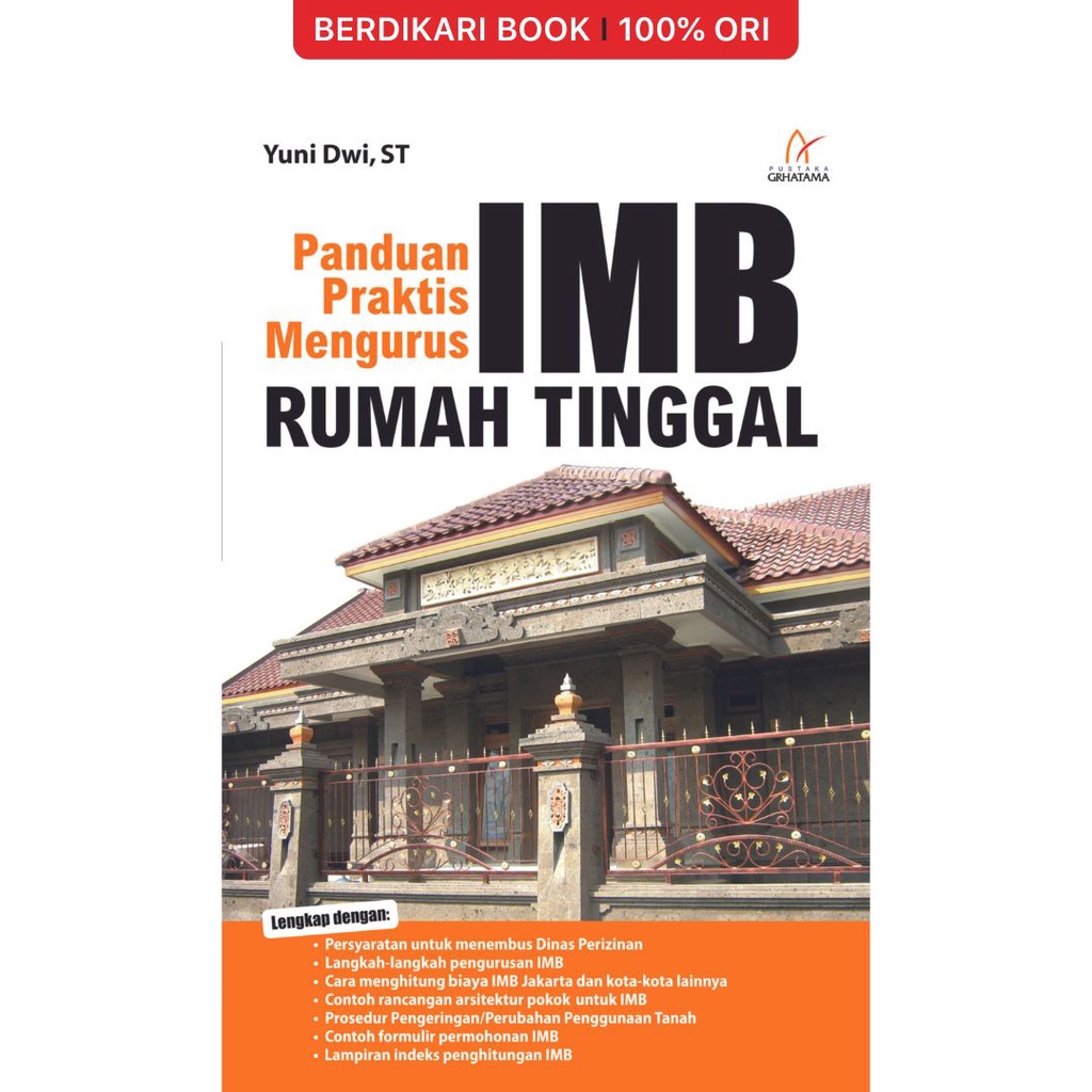 Jual Berdikari Panduan Praktis Mengurus Imb Rumah Tinggal Galang Press Shopee Indonesia