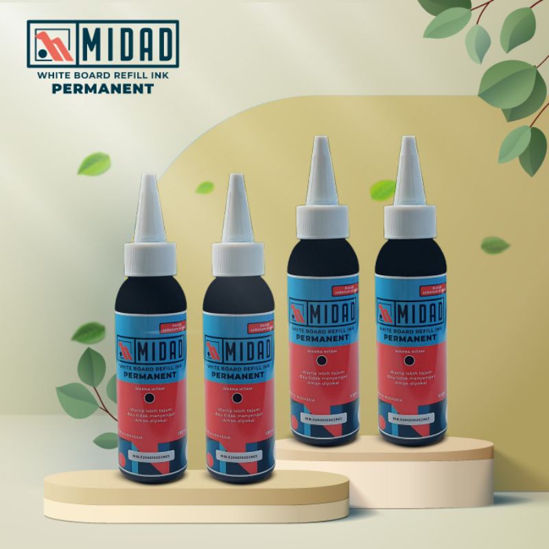 Jual tinta isi ulang spidol permanen MIDAD 100ml Shopee Indonesia
