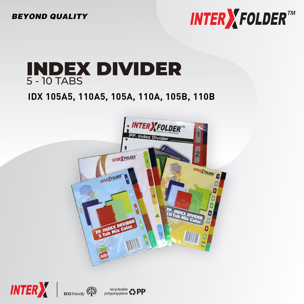 Jual Devider Pembatas Binder Note Interx Ukuran B Shopee Indonesia