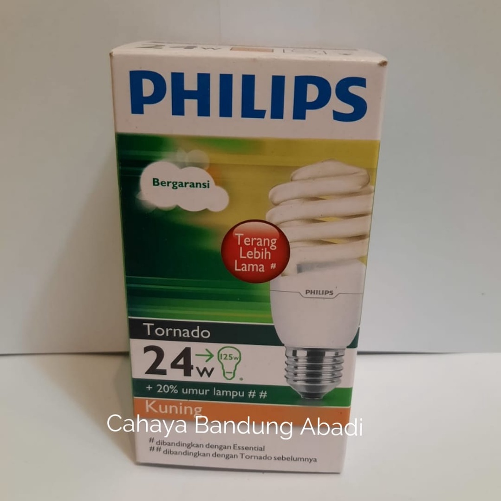 Jual Lampu Philips Tornado 24 Watt Kuning 82 | Shopee Indonesia