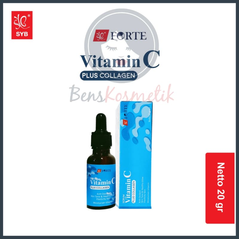 Jual SYB FORTE SERUM COLLAGEN DAN VITAMIN C BOX BIRU / vitc collagen ...