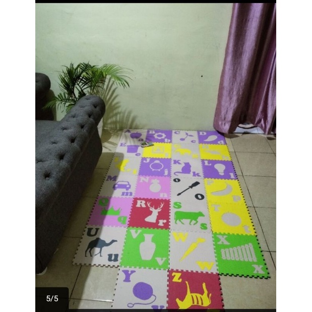 Tapis Puzzle Enfant BodenMax - Plan De Ville - Mousse EVA 30x30x1cm - 18/36/54/108 Pièces