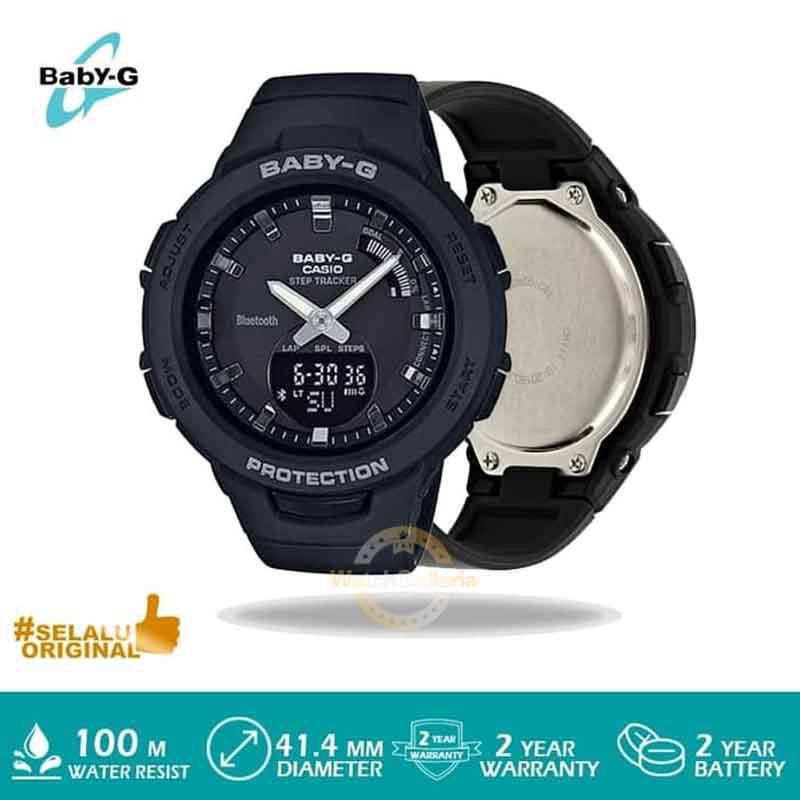 Jual Casio Baby G Analog Ladies BSA B100 1ADR BSA B100 BSAB1001 Shopee Indonesia