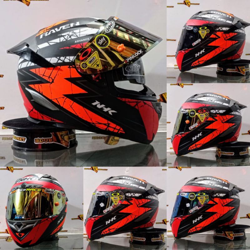 Jual Helm Full Face Nhk Rx Original Helm Modip Paket Ganteng