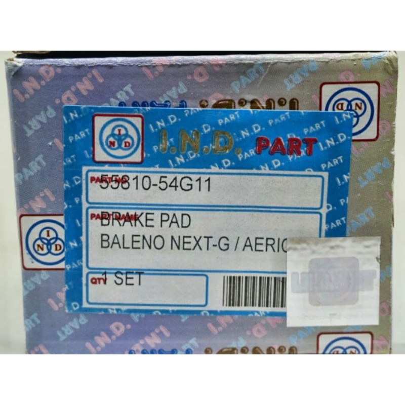 Jual FRONT BRAKE DISC PAD SUZUKI AERIO BALENO NEXT G NEXT-G KAMPAS REM ...