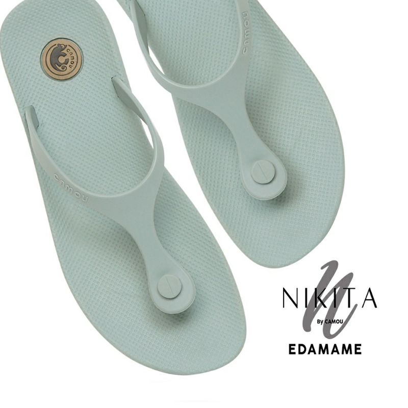 Jual Sandal Tali Wanita Camou art. Nikita Edamame | Shopee Indonesia