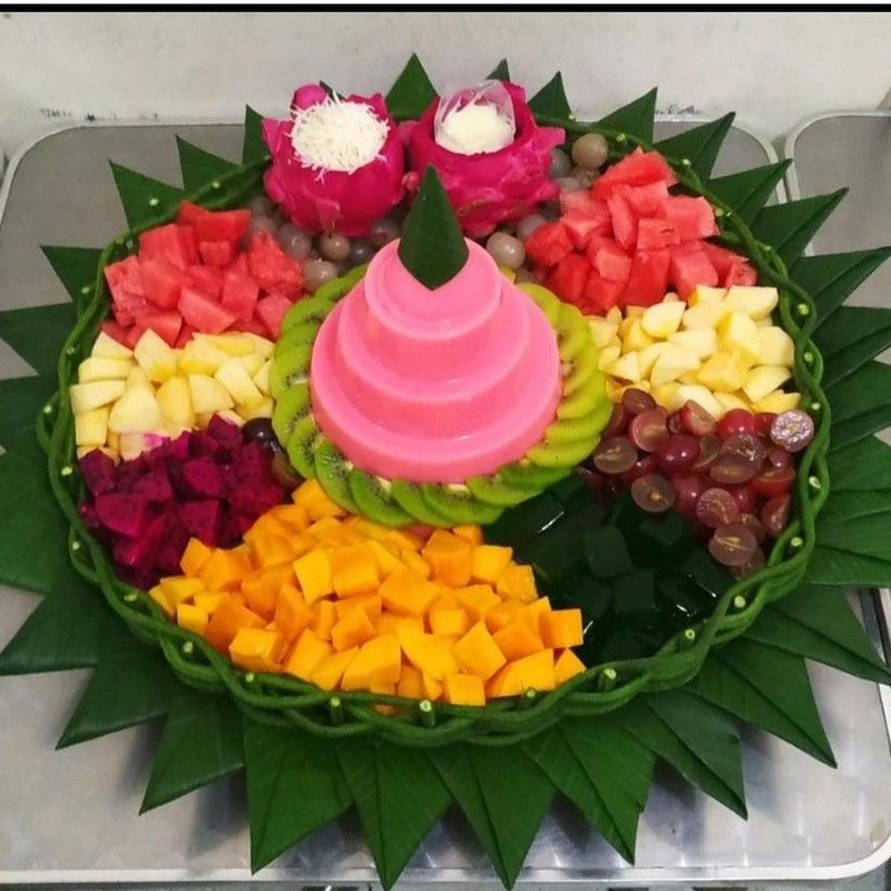 TUMPENG PUDING ANEKA BUAH FRESH HIGIENIS