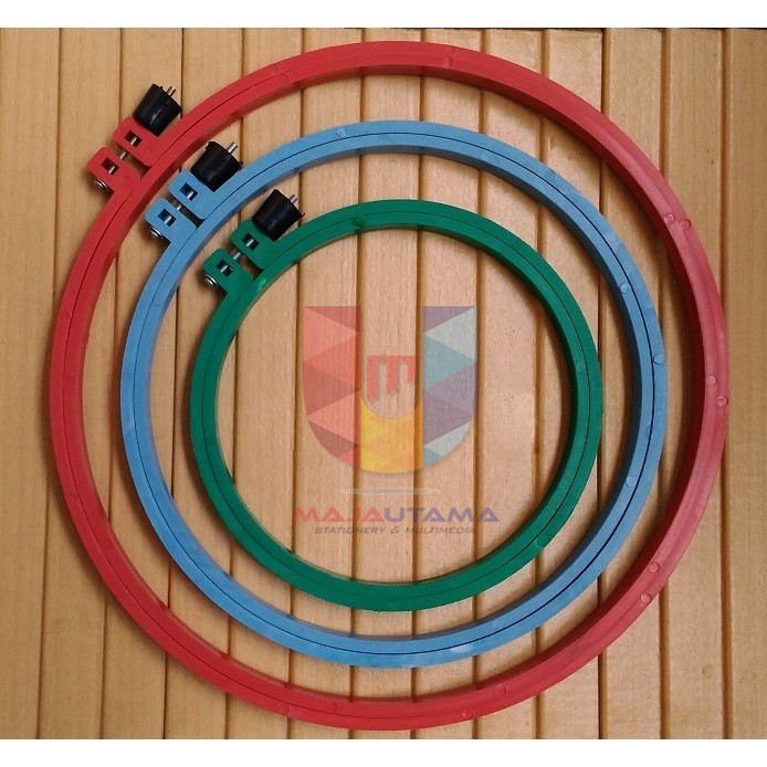 Jual PEMINDANGAN/RAM/EMBROIDERY HOOP PLASTIC 20CM/RING JAHIT PLASTIK 20