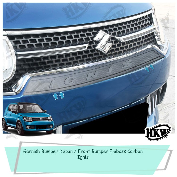 Jual List Bumper Depan Emboss Carbon Mobil Ignis | Shopee Indonesia
