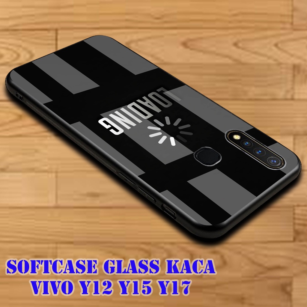 Jual Softcase Glass Kaca ViVO Y12 Y15 Y17 Y11- Case Hp Pelindung - Main Image