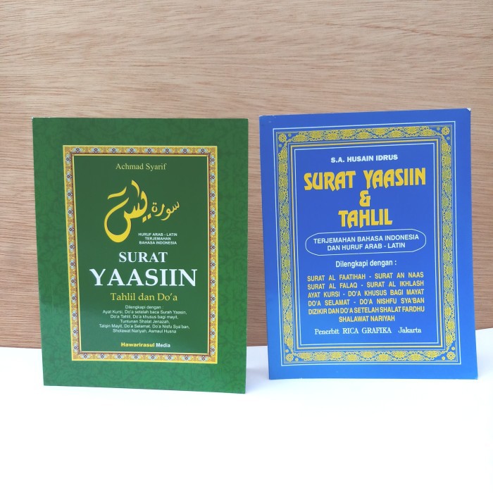 Jual Buku Yasin Dan Tahlil Terjemah Buku Yassin | Shopee Indonesia