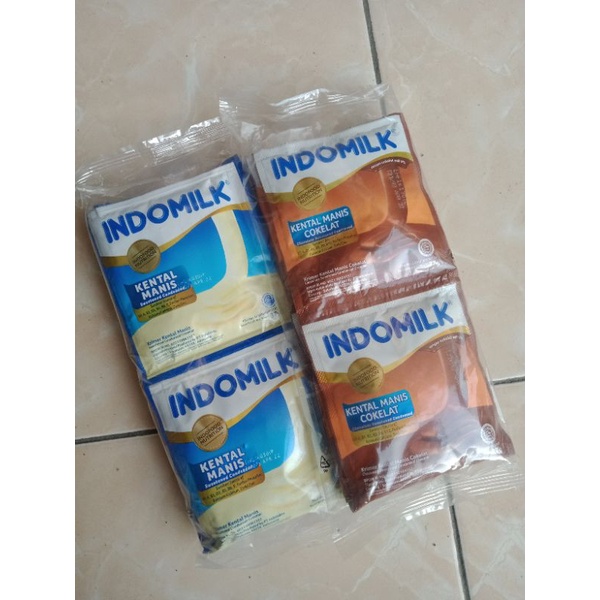 Jual Susu kental manis indomilk sachet isi 6 Shopee Indonesia
