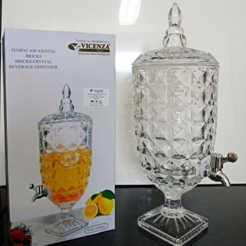 Jual Vicenza Dispenser Tempat Air Kristal Brick Vgc020kc 4l Shopee Indonesia 1724