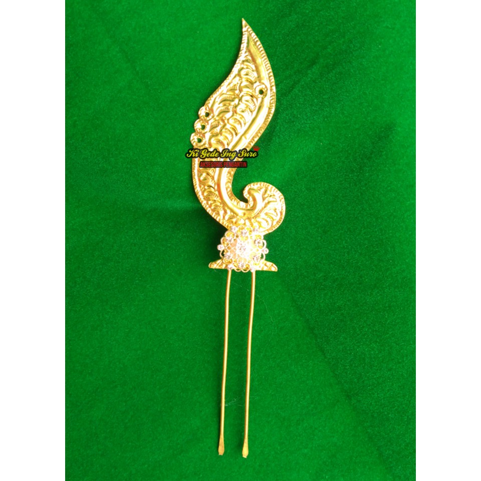 Jual Tusuk Konde Kujang Gold/ Tusuk Sanggul Tari Hiasan Rambut ...