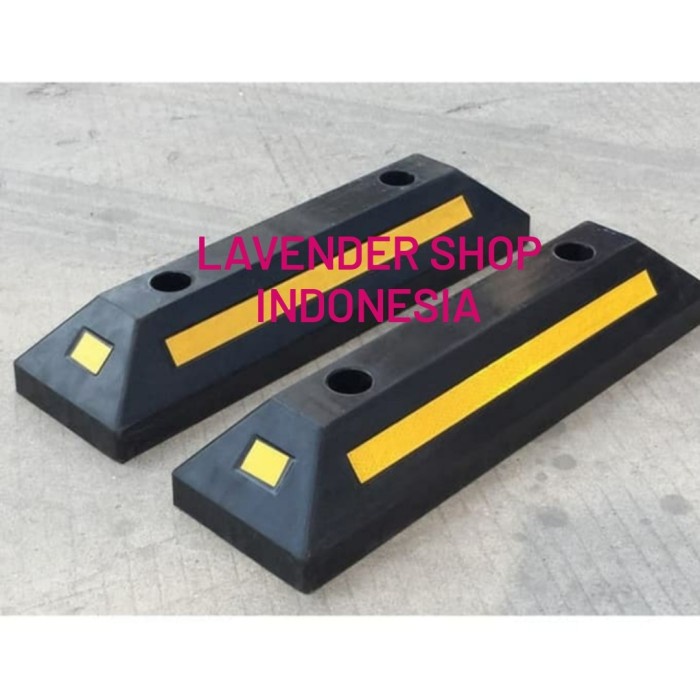 Jual Rubber wheel stopper / pembatas parkir karet | Shopee Indonesia
