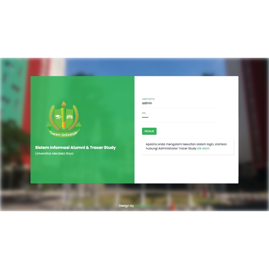 Jual APLIKASI ALUMNI (TRACER STUDY v.4) BERBASIS WEB CODEIGNITER ...