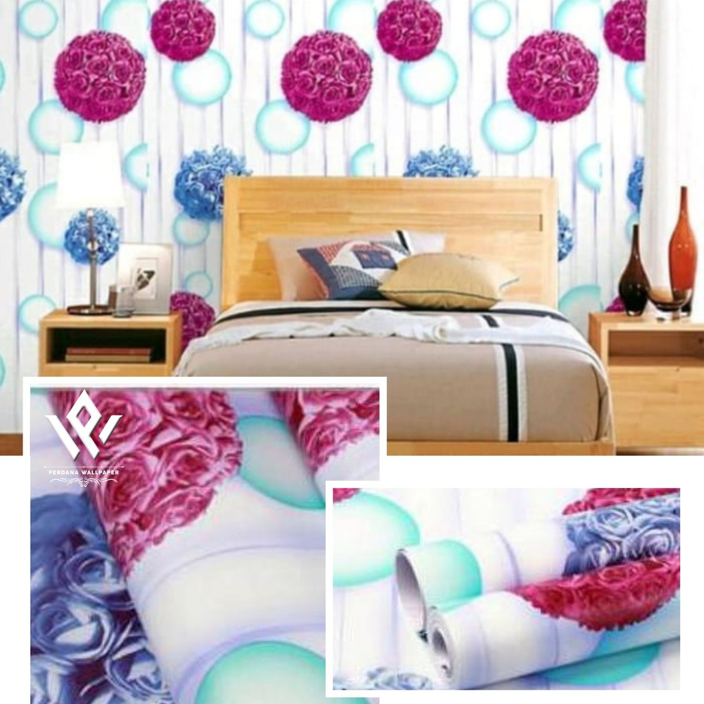 Jual Walpeper Dinding Kamar Hijau Alam - Anti Kotor - wallpaper stiker
